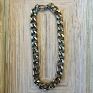 Choker Corrente Ouro Velho